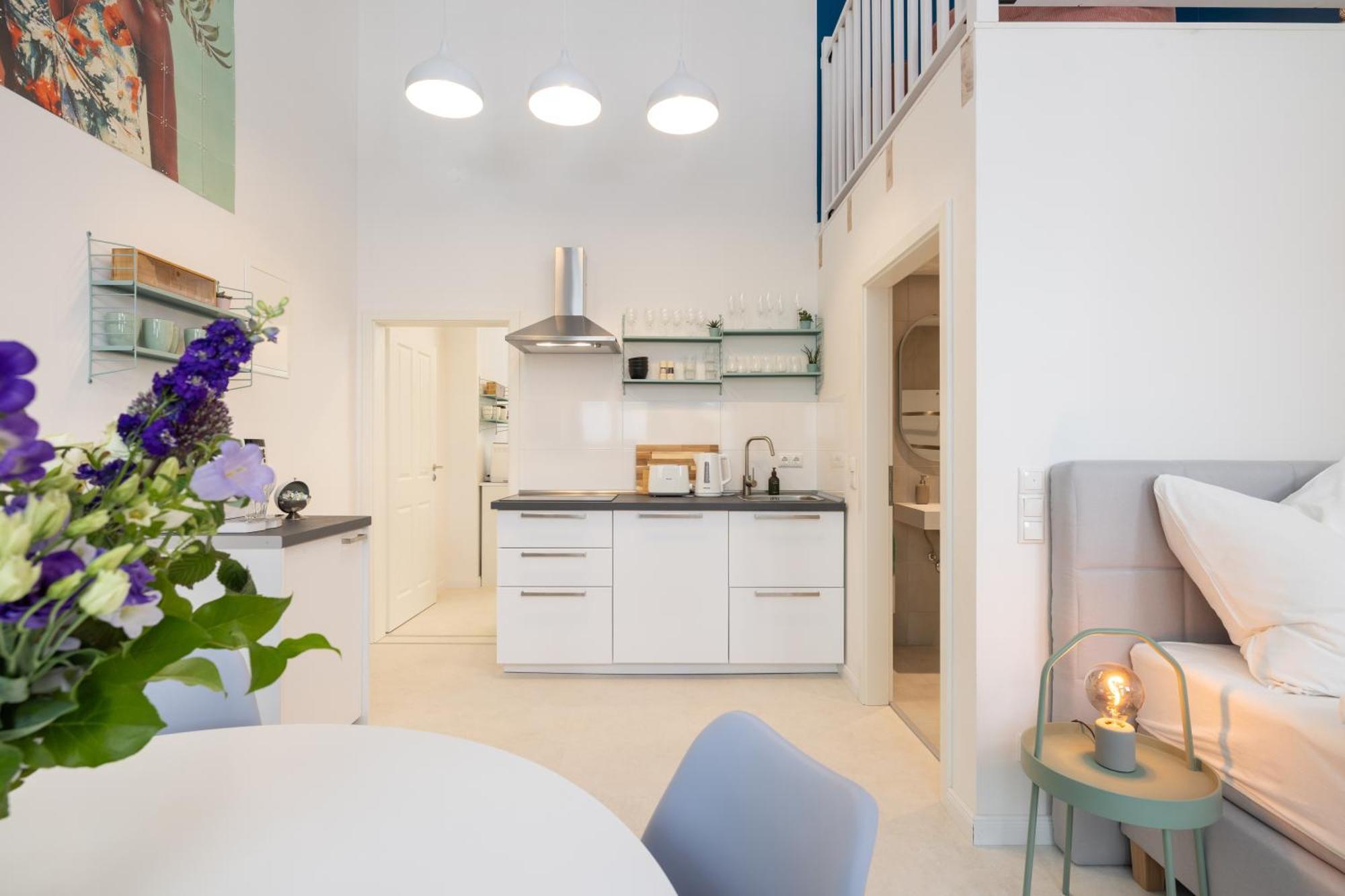 Great 2-Room Loft With 2 Bathrooms And 2 Kitchen Berlin Eksteriør bilde