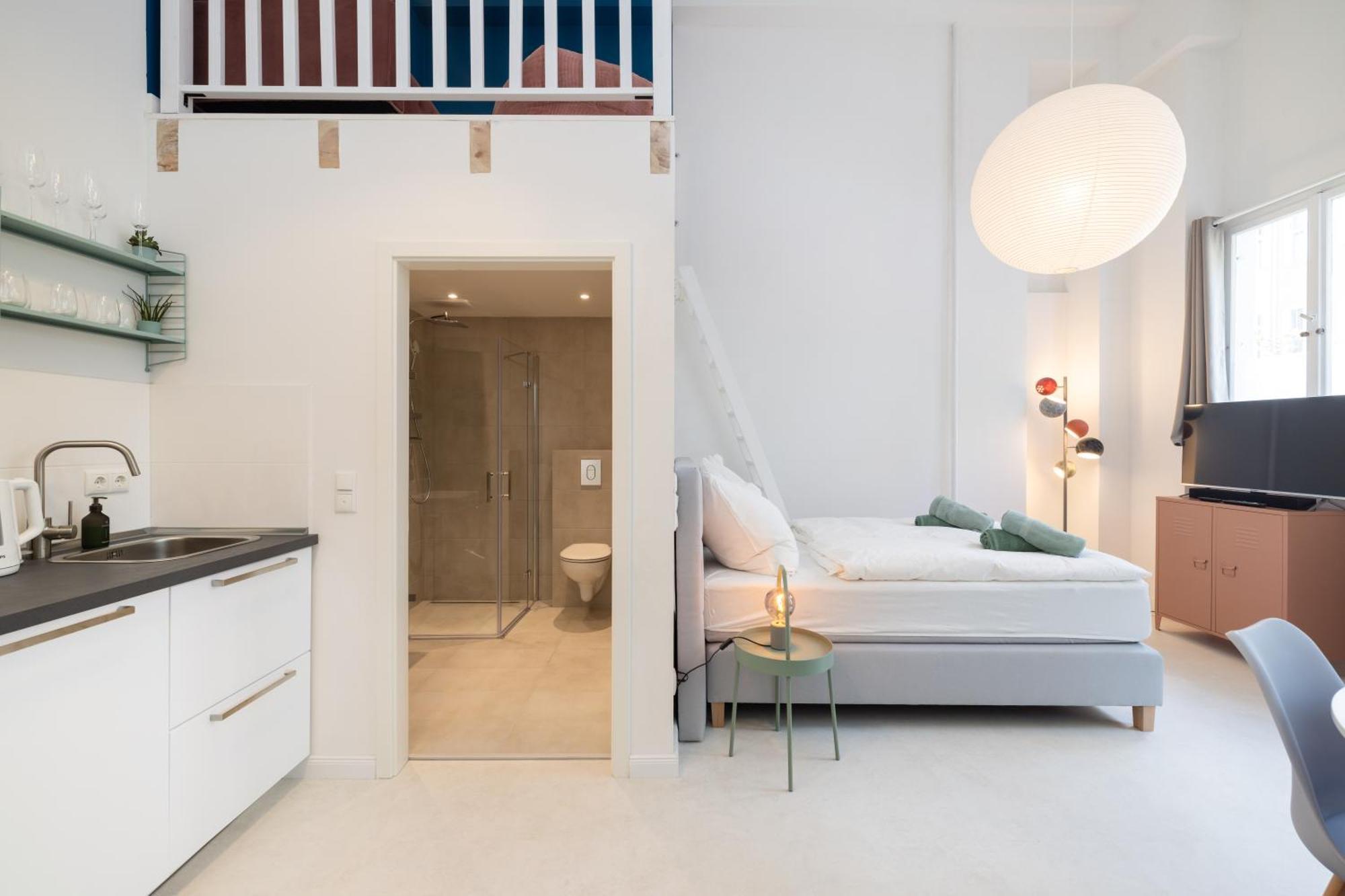 Great 2-Room Loft With 2 Bathrooms And 2 Kitchen Berlin Eksteriør bilde