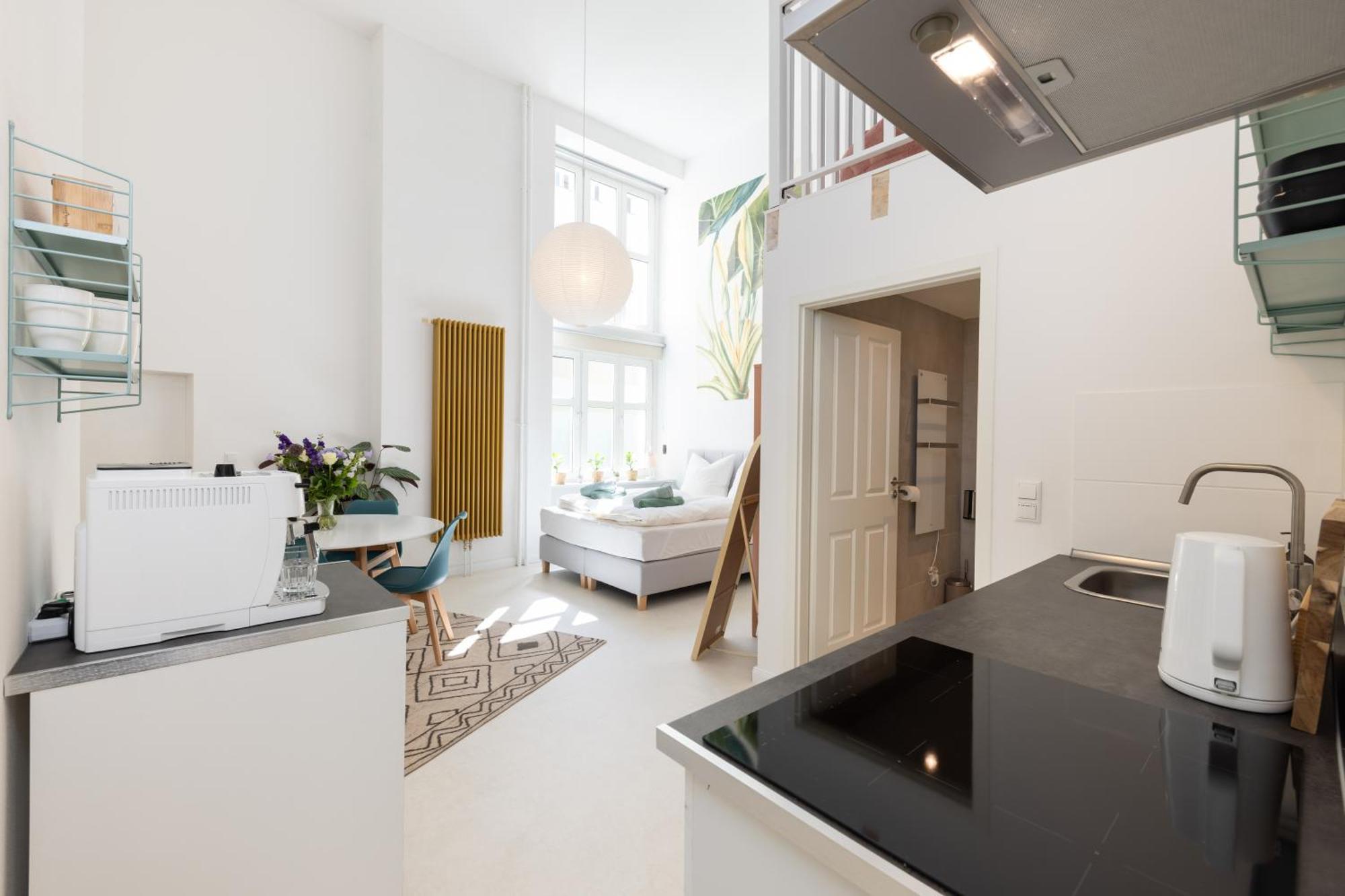 Great 2-Room Loft With 2 Bathrooms And 2 Kitchen Berlin Eksteriør bilde