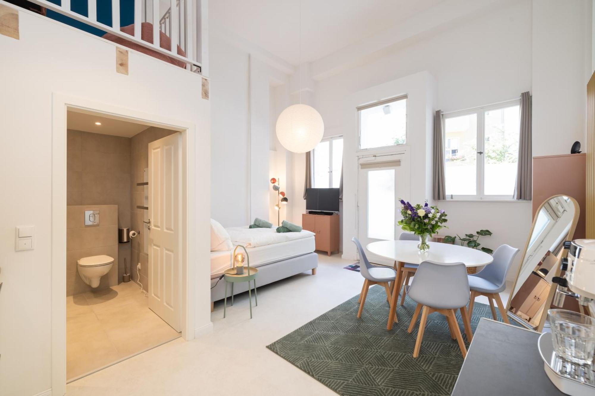 Great 2-Room Loft With 2 Bathrooms And 2 Kitchen Berlin Eksteriør bilde