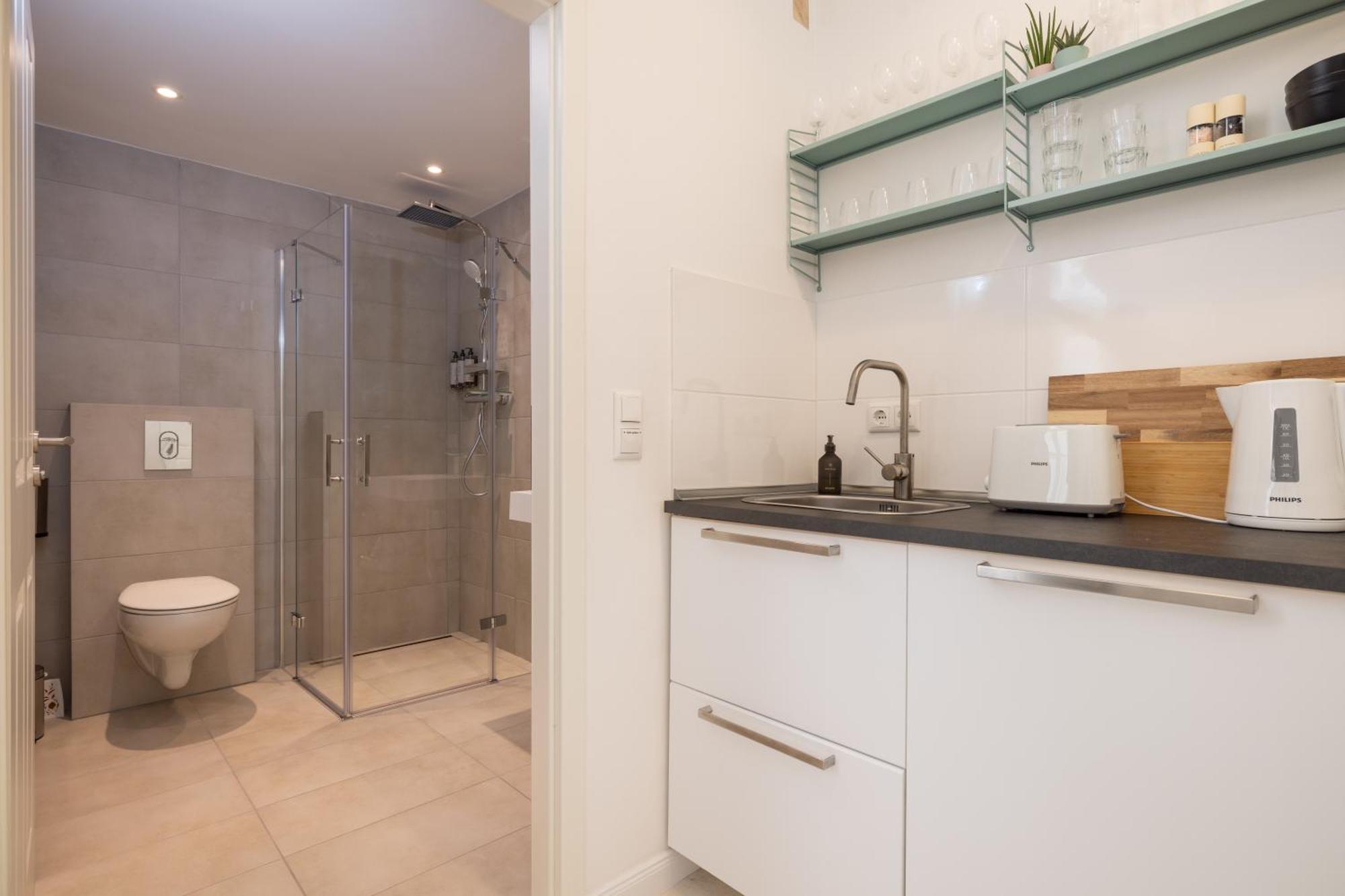 Great 2-Room Loft With 2 Bathrooms And 2 Kitchen Berlin Eksteriør bilde