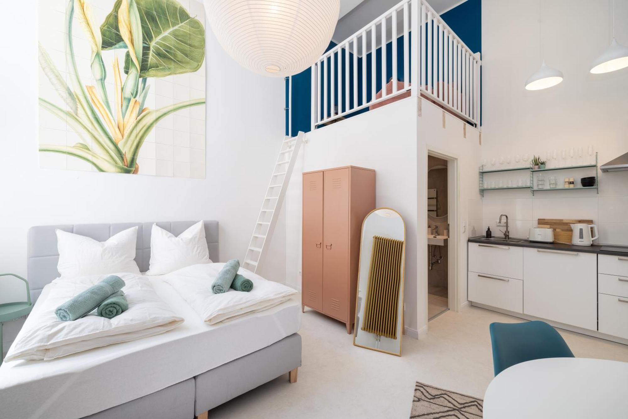 Great 2-Room Loft With 2 Bathrooms And 2 Kitchen Berlin Eksteriør bilde