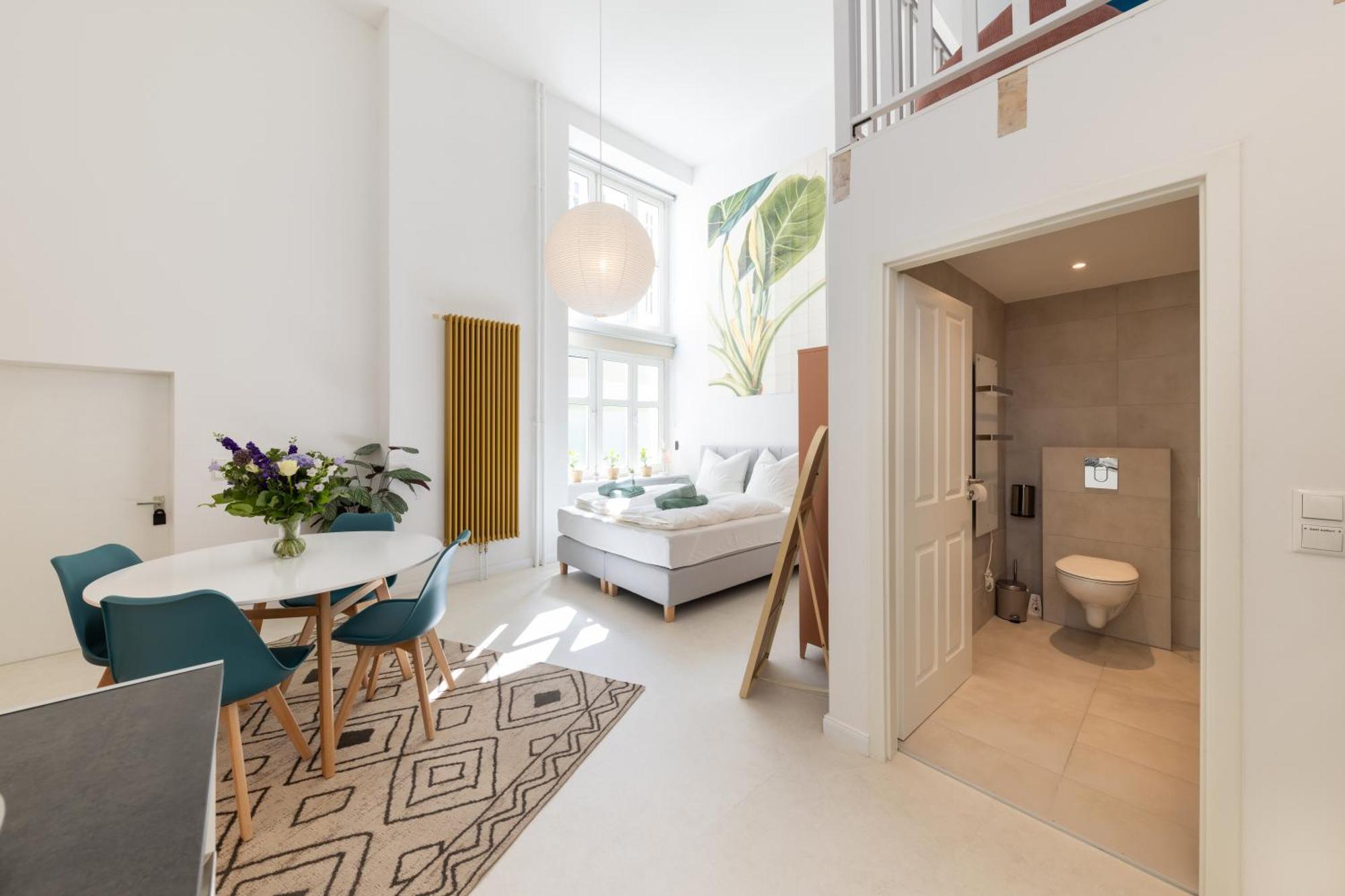Great 2-Room Loft With 2 Bathrooms And 2 Kitchen Berlin Eksteriør bilde